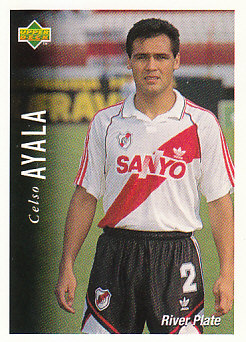Celso Ayala River Plate 1995 Upper Deck Futbol Argentina #62